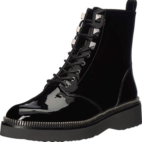 michael michael kors haskell patent leather booties|Haskell Patent Leather Combat Boot .